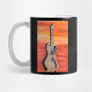 Rock Guitar at Sunset Mug